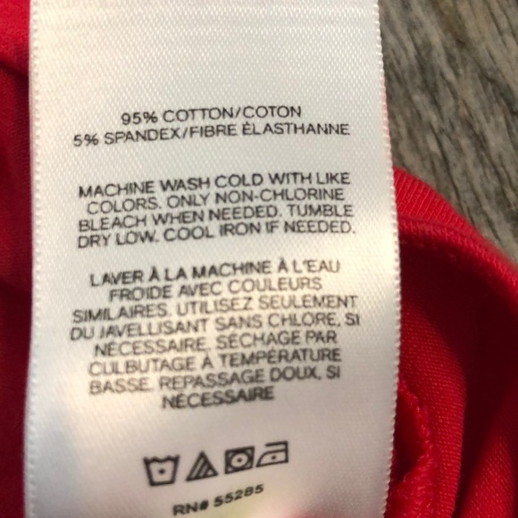 Red Flare Sleeve Bodysuit - Picture 3 of 5